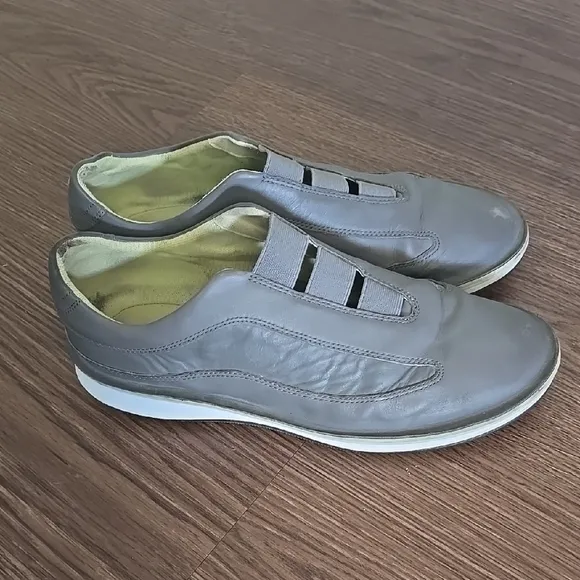 Camper men's Gray Slip-Ons with elastic Straps and Smooth Upper size 44(11US)