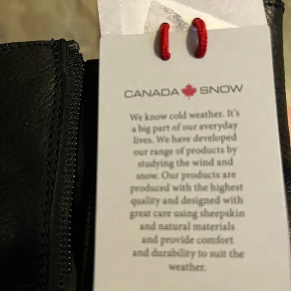 Canada snow leather boots for women’s, NWT