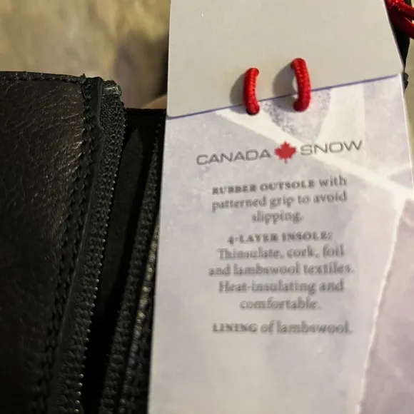 Canada snow leather boots for women’s, NWT