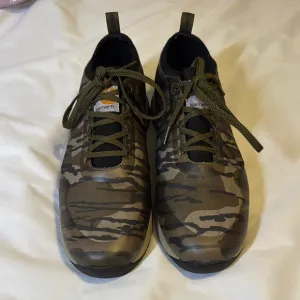 Carhartt Camouflage Sneakers with Green Laces~Slightly Used-Worn Once
