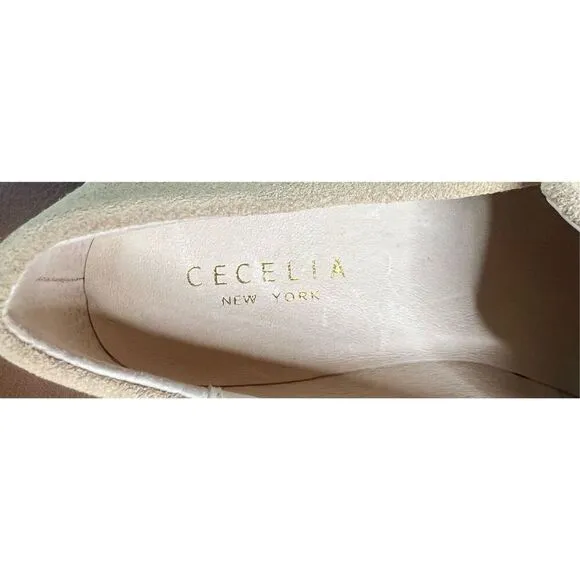 Cecelia New York Rita Platform Loafers in Biege NWOB Size 6