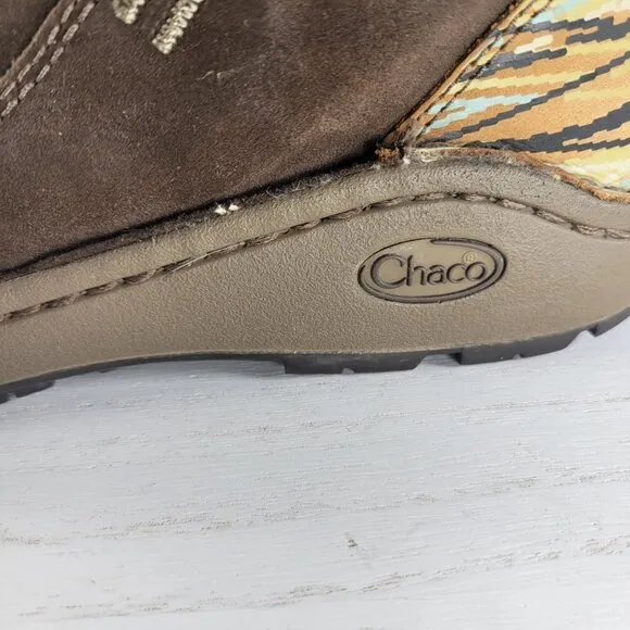 CHACO Belyn Baa Vibram Nurl Brown Shearling Winter Boots Size 7 Women