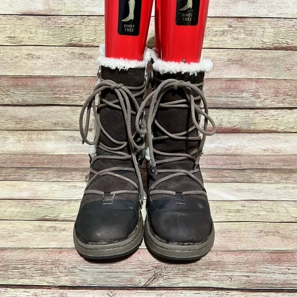Chaco Brown Belyn Shearling Boots