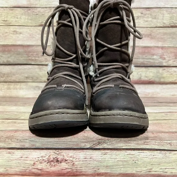Chaco Brown Belyn Shearling Boots