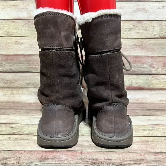 Chaco Brown Belyn Shearling Boots