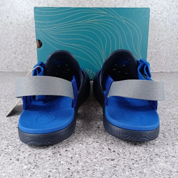 Chaco Chillos Clogs Blue Slip On Comfort Outdoors Sandals Men's Shoes