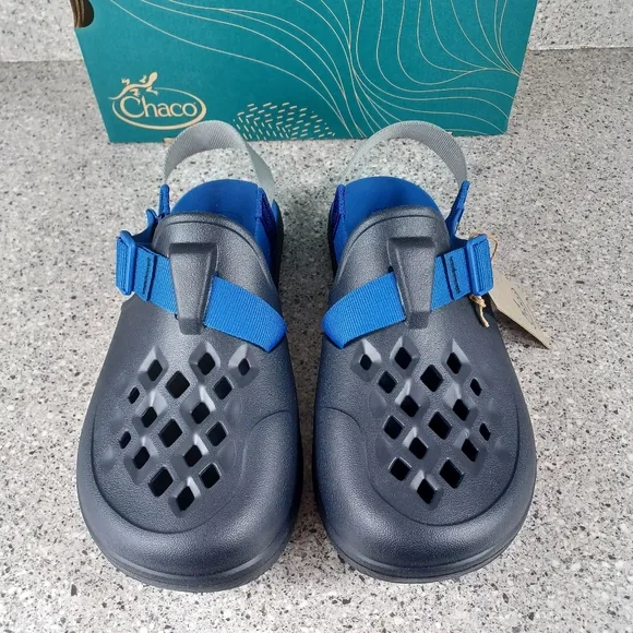 Chaco Chillos Clogs Blue Slip On Comfort Outdoors Sandals Men's Shoes
