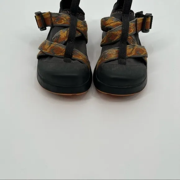 CHACO Kids Vitim Ecotread Orange &amp; Black water shoe sandals size: 13