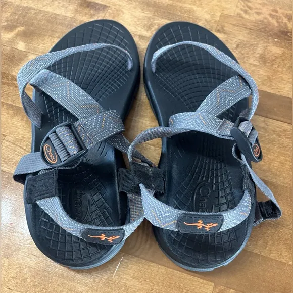 CHACO Men’s Chaco Sandals Grey Like New Size 12 Performance Outdoor Footwear