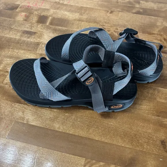CHACO Men’s Chaco Sandals Grey Like New Size 12 Performance Outdoor Footwear