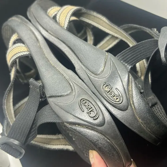 Chaco Men’s Open Back Outdoor Water Sandal, Size 8 (Women’s size 6.5), PreLoved