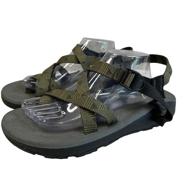 Chaco Sandals Green Mens SZ 12 Cloud 2 Adjustable Straps Hiking Water Shoe