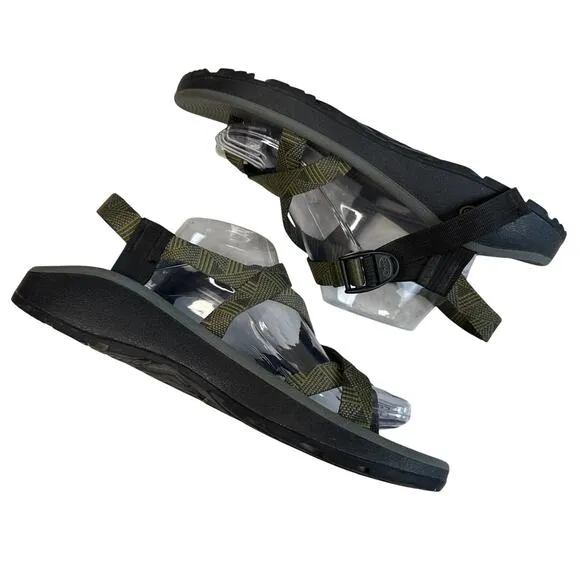 Chaco Sandals Green Mens SZ 12 Cloud 2 Adjustable Straps Hiking Water Shoe