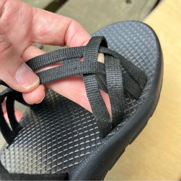 Chaco Wm’s Black Z/Cloud X2 Sandal Sz 8