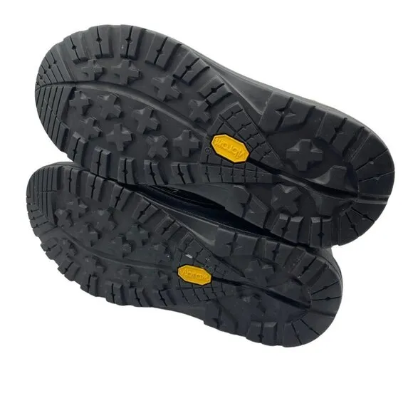 Chaco Women's Belyn Baa Nurl Vibram Leather Winter Boots Size 7.5 in Black