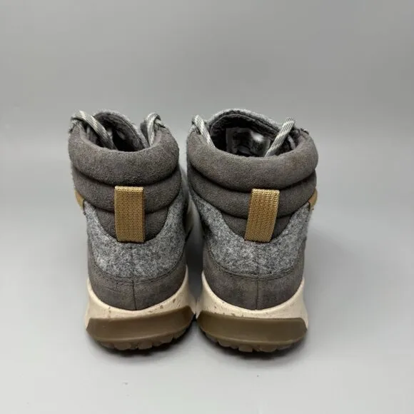 Chaco Women’s Borealis Ledge Waterproof Gray Wool Hiking Boots Sz 8.5