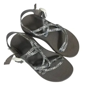 Chaco Womens Sandals Size 7 Gray Strappy Adjustable Ankle Arch Support Shoes