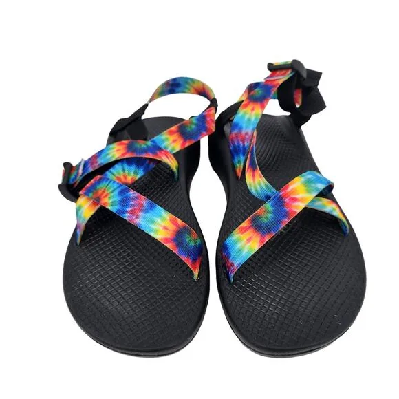 Chaco Z/1 Classic Sport Tie Dye Womens Sport Adjustable Sandals Size 9
