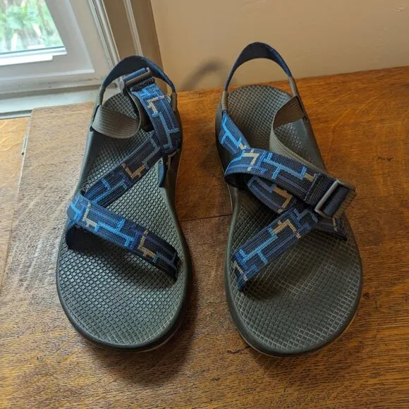 Chaco Z1 Classic Water Hike Sandals Waterproof Adventure Vibram Men's 10 Blue