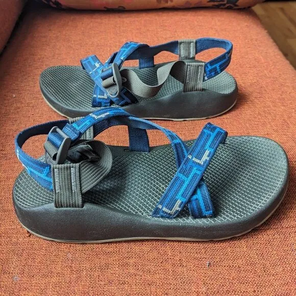 Chaco Z1 Classic Water Hike Sandals Waterproof Adventure Vibram Men's 10 Blue