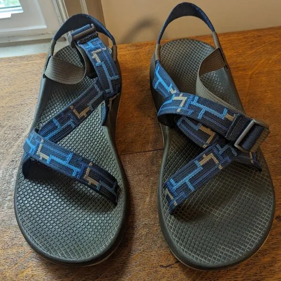 Chaco Z1 Classic Water Hike Sandals Waterproof Adventure Vibram Men's 10 Blue