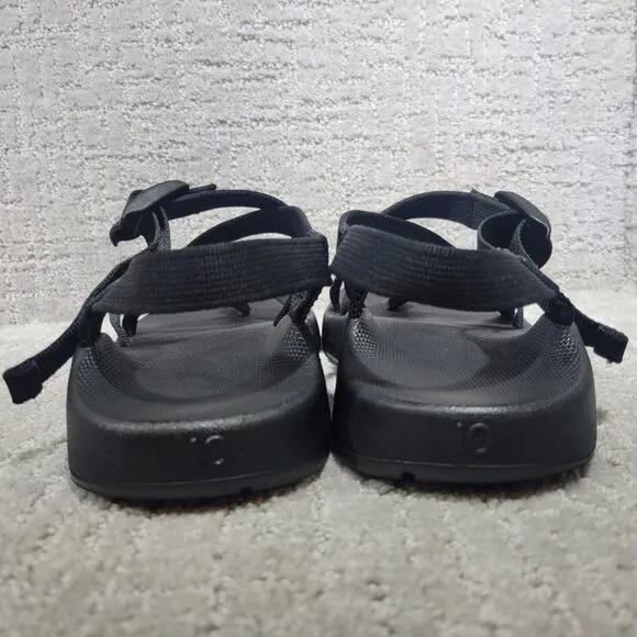 Chaco Z/Cloud Men's Size US 10 Black Solid Multi Strap Banded Hiking Sandals