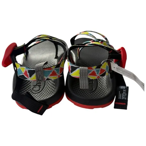 Chaco ZX1 Ecotread Colorful Camper Multicolor Strappy Water Friendly Sandals NWT