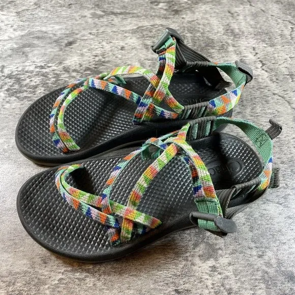 Chaco ZX/1 Ecotread Multicolor Water Sport Sandals Youth Girls Size 3