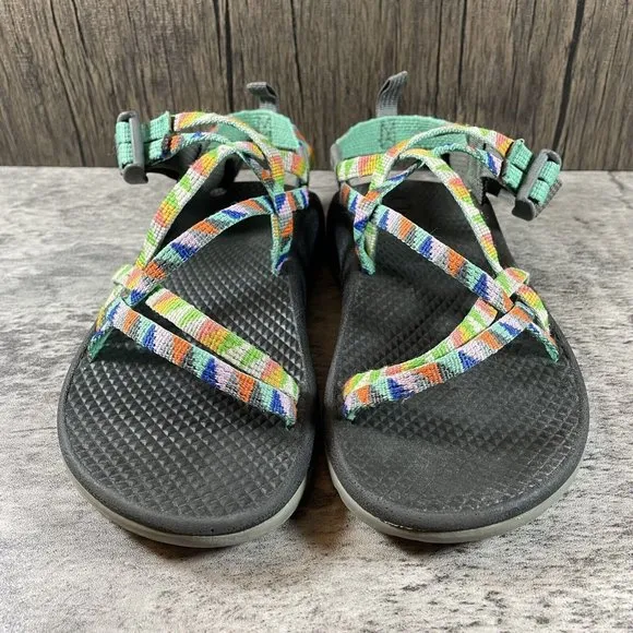 Chaco ZX/1 Ecotread Multicolor Water Sport Sandals Youth Girls Size 3