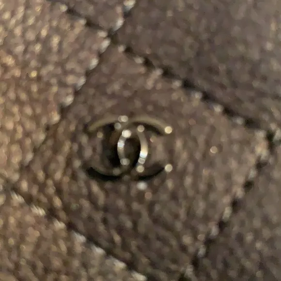CHANEL Grey with soft furry interior warm boots FLAT 35 rubber rugged heeled