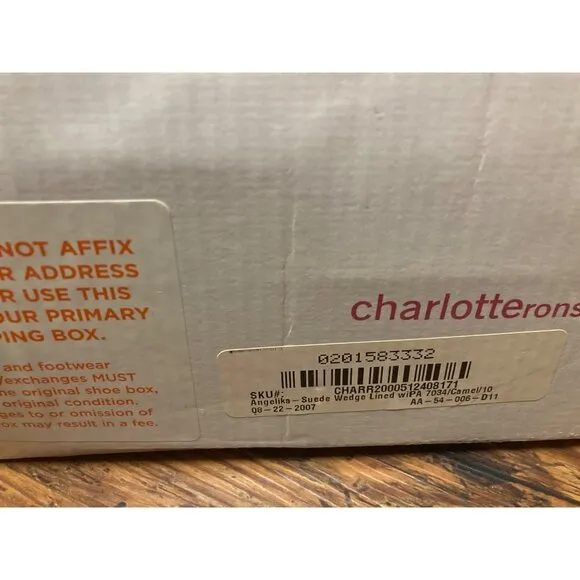 Charlotte Ronson Camel Wedge Boots Heels - Size 10 US - Brand New in Box