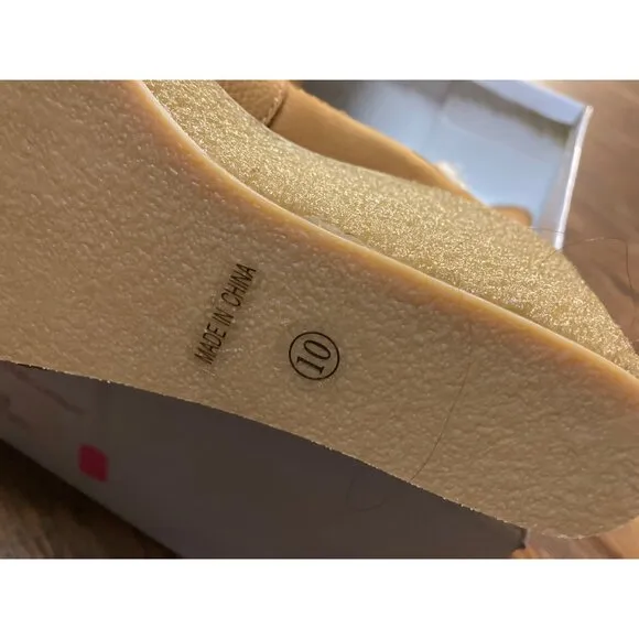 Charlotte Ronson Camel Wedge Boots Heels - Size 10 US - Brand New in Box