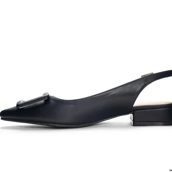 Chinese Laundry Elegant Black Slingback Flats sz 8 nwob