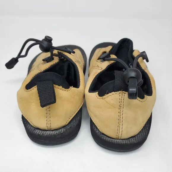 Chota Water Sport Wading Sandals Men / Boys 4 Tan Brown SD100 Leather Fishing