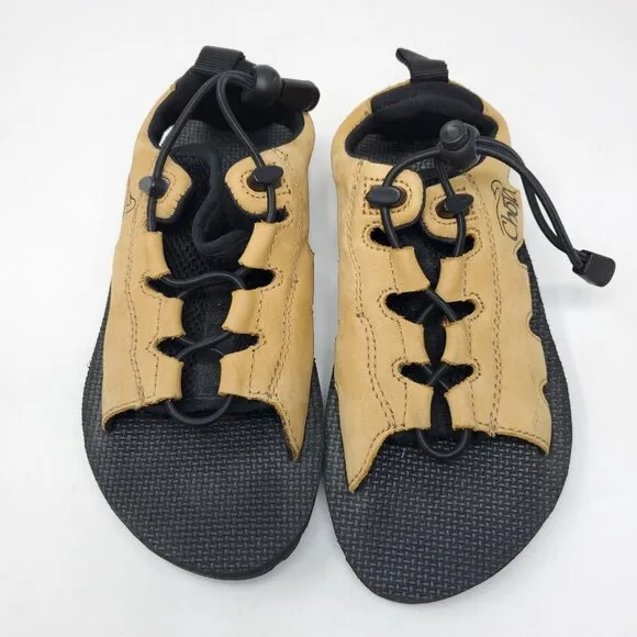 Chota Water Sport Wading Sandals Men / Boys 4 Tan Brown SD100 Leather Fishing