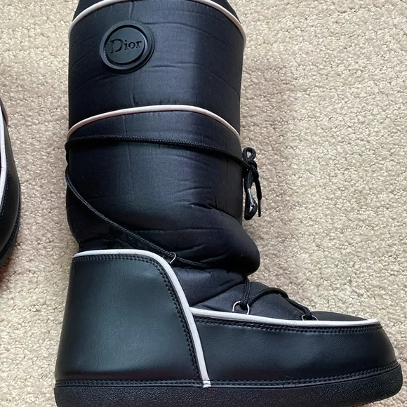 Christian Dior Snow Boots-Black