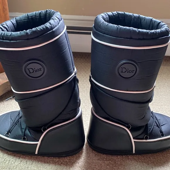 Christian Dior Snow Boots-Black