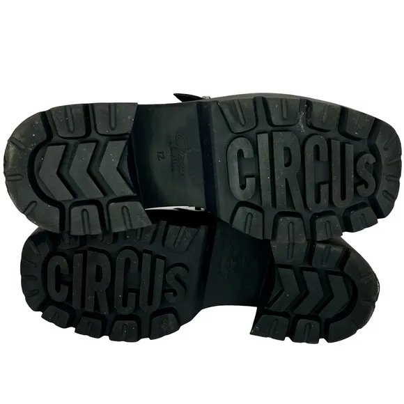 Circus by Sam Edelman Black and White Chunky Platform Loafers