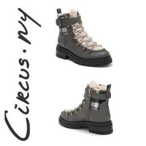 Circus NY Faux Shearling Lined Lug Boots