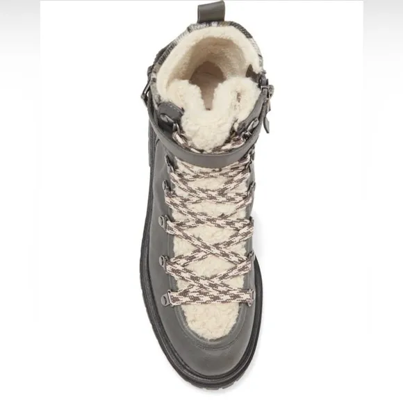 Circus NY Faux Shearling Lined Lug Boots