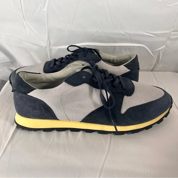 Clae Hayward Deep Navy Microgray Mens Premium Casual Sneakers Size 10.5 Like New