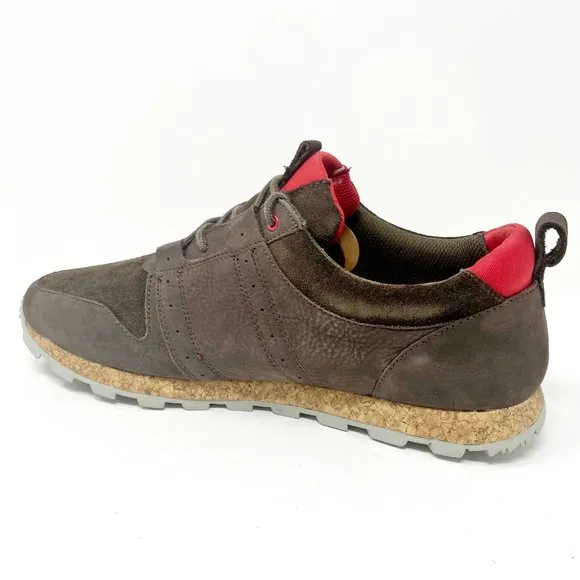 Clae Mills Chocolate Umber Suede Brown Mens Premium Casual Sneakers