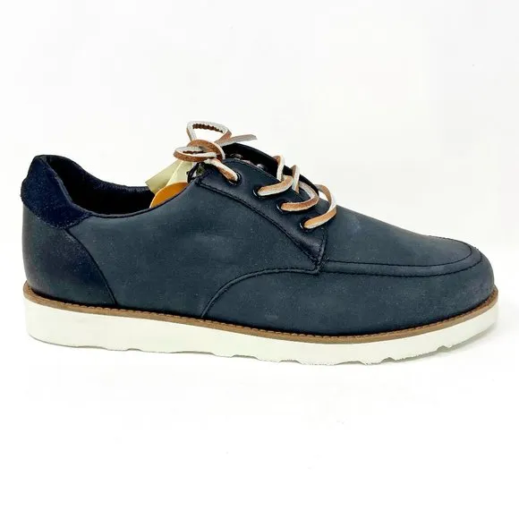 Clae Nicholson Black Leather Vibram Mens Premium Casual Sneakers