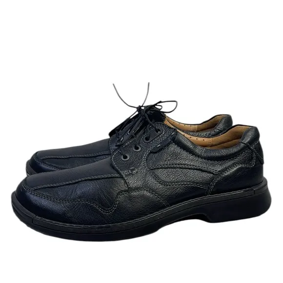 Clarks Ecco Ramble Lace Loafers Mens Oxfords Lace Up Ultra Lightweight Sz 44
