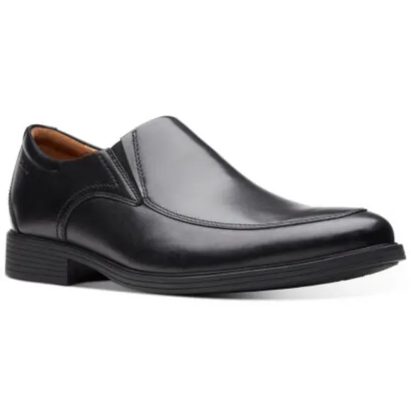 Clarks Men's Whiddon Step Loafers- Black Size 8.5 M