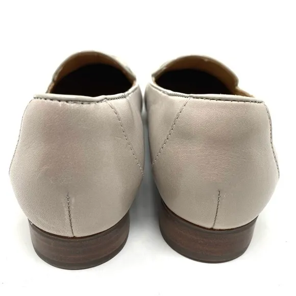 Clarks Un Blush Ease leather loafers stone combi NARROW