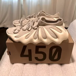 Cloud White Yeezy Boost 450 Sneakers