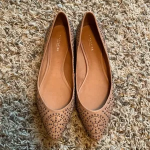 Coach Rory Studded Pointy Toe Flats