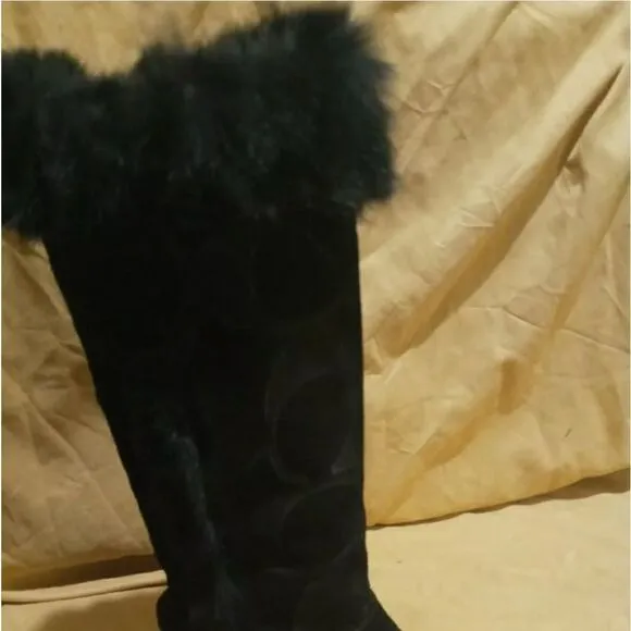 Coach snow rain boots NWOT