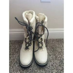 Coach Womens Sage Lace Up Cold Weather Hiking Snow Mid-Calf Winter Boots Shoes
